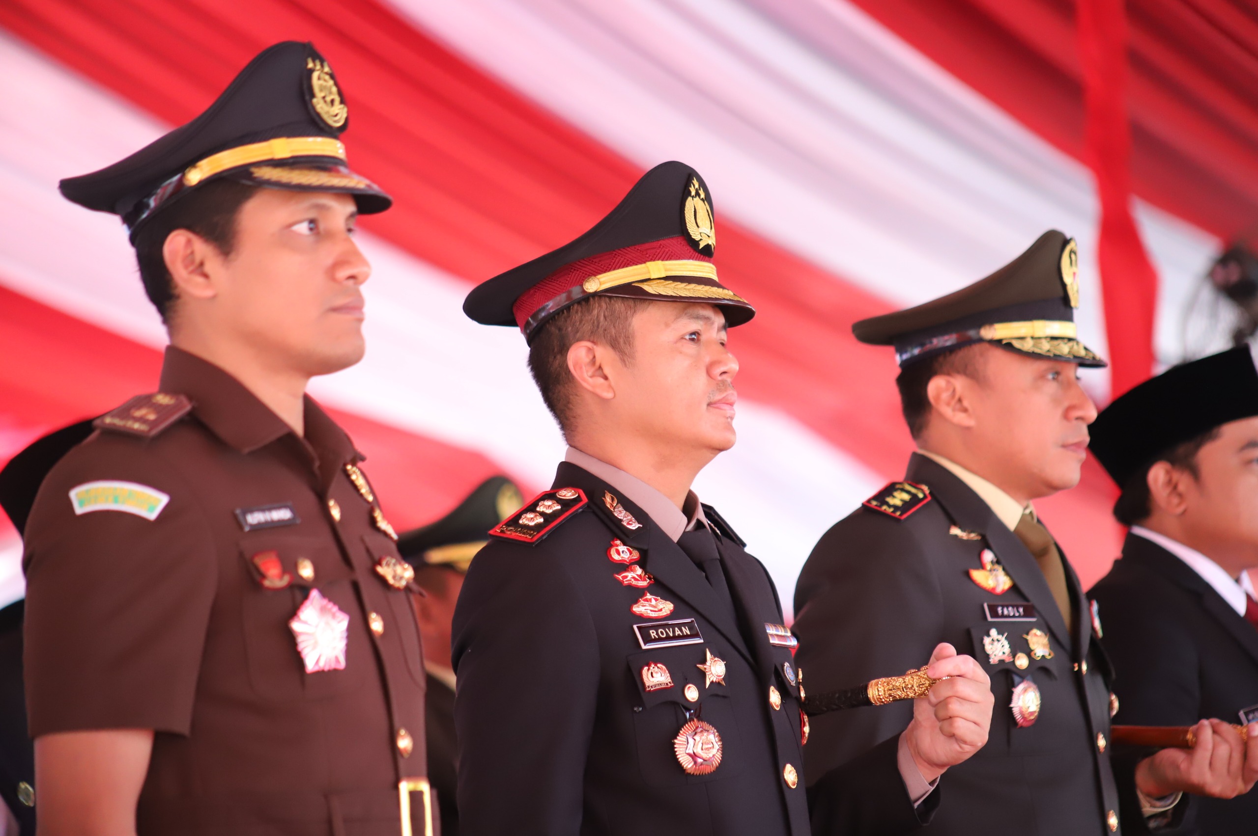 Kapolres Gresik AKBP Rovan Richard Mahenu ikuti upacara Hari Kesaktian Pancasila