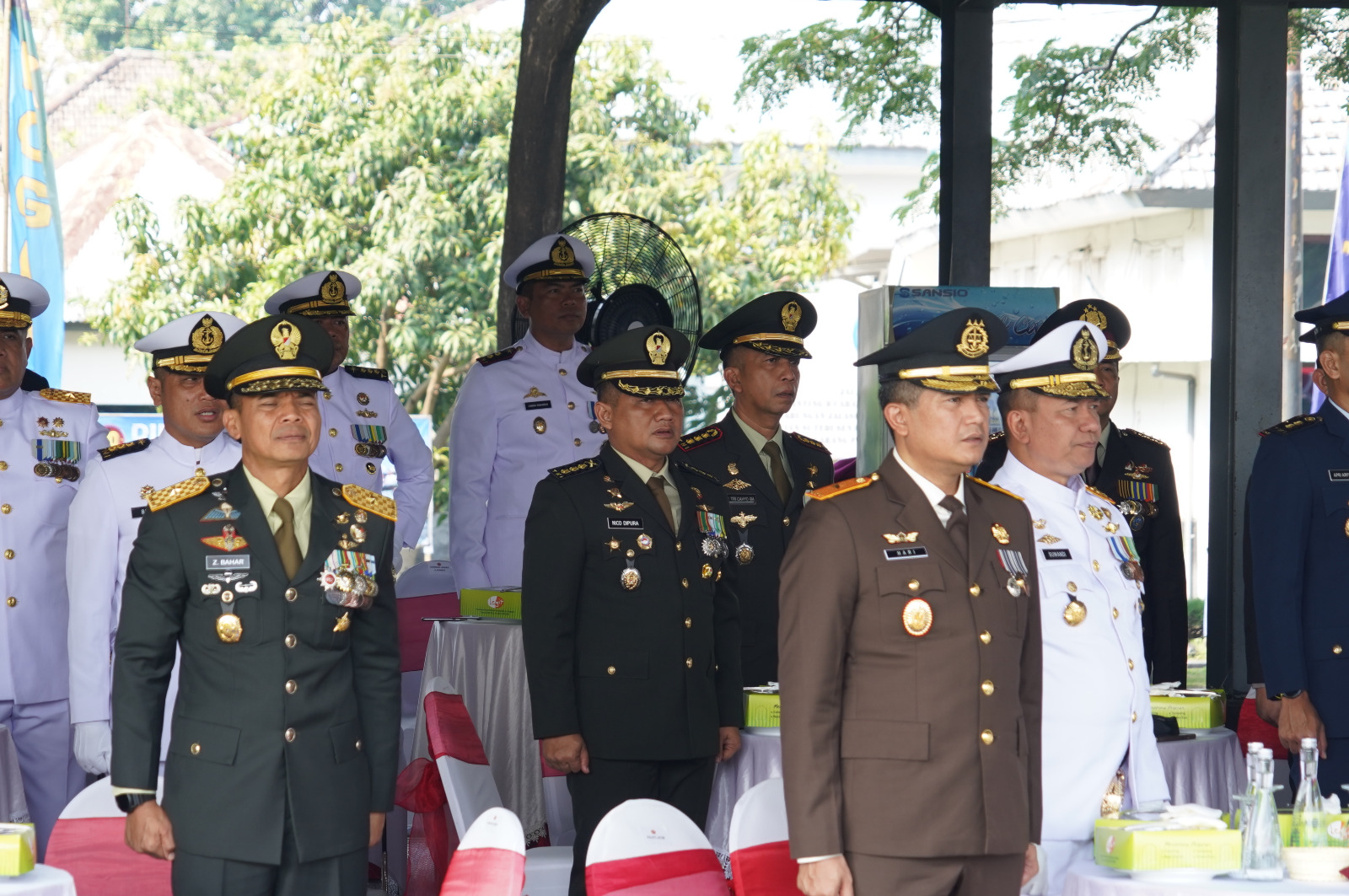 Kasrem 084/BJ Kolonel Inf Nico Reza Dipura ikuti upacara HUT ke-80 TNI