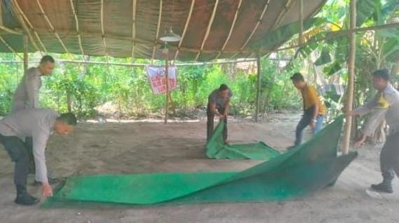 Polsek Bagor bongkar arena judi sabung ayam