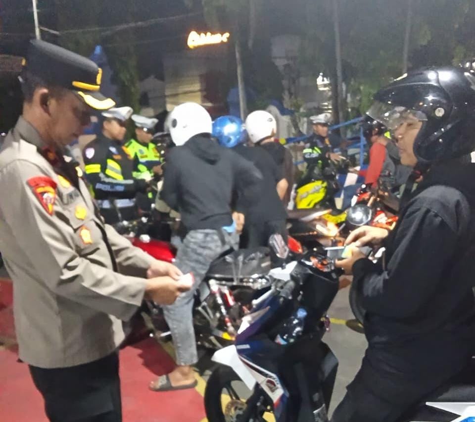 Polres Kediri Kota amankan ranmor non spektek