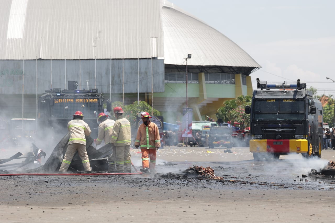 Polda Jatim Gelar Simulasi Sispamkota