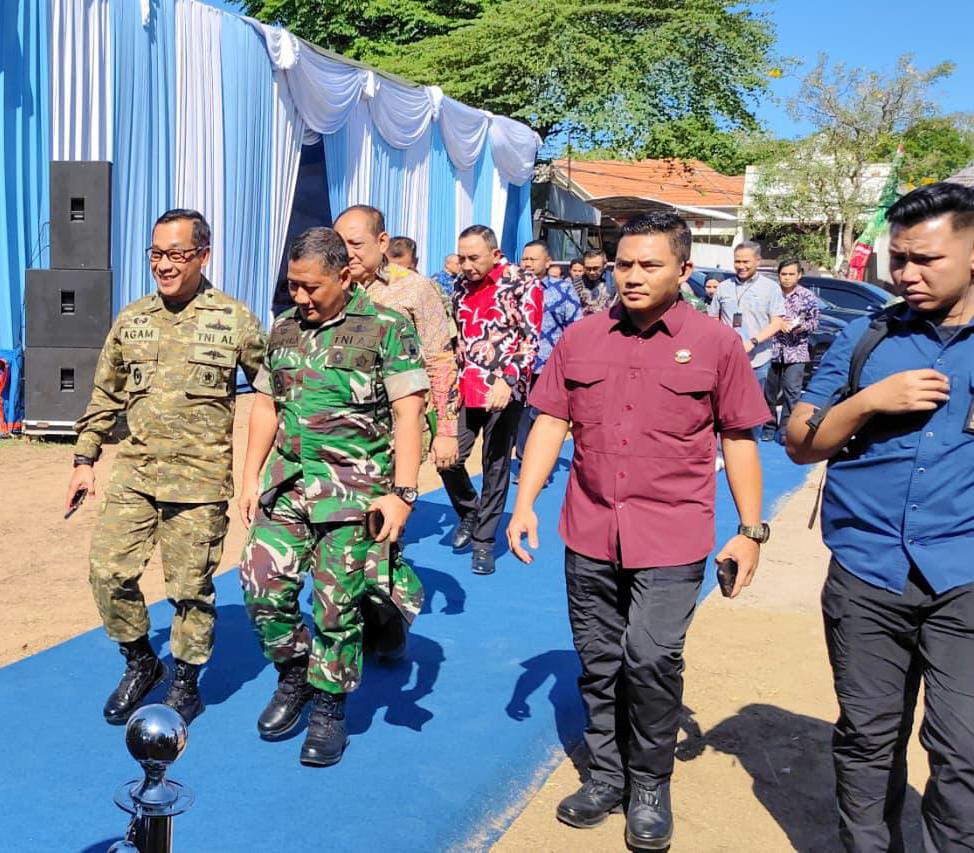 Kasrem 084/BJ Kolonel Inf Nico Reza H. Dipura hadiri peletakan batu pertama