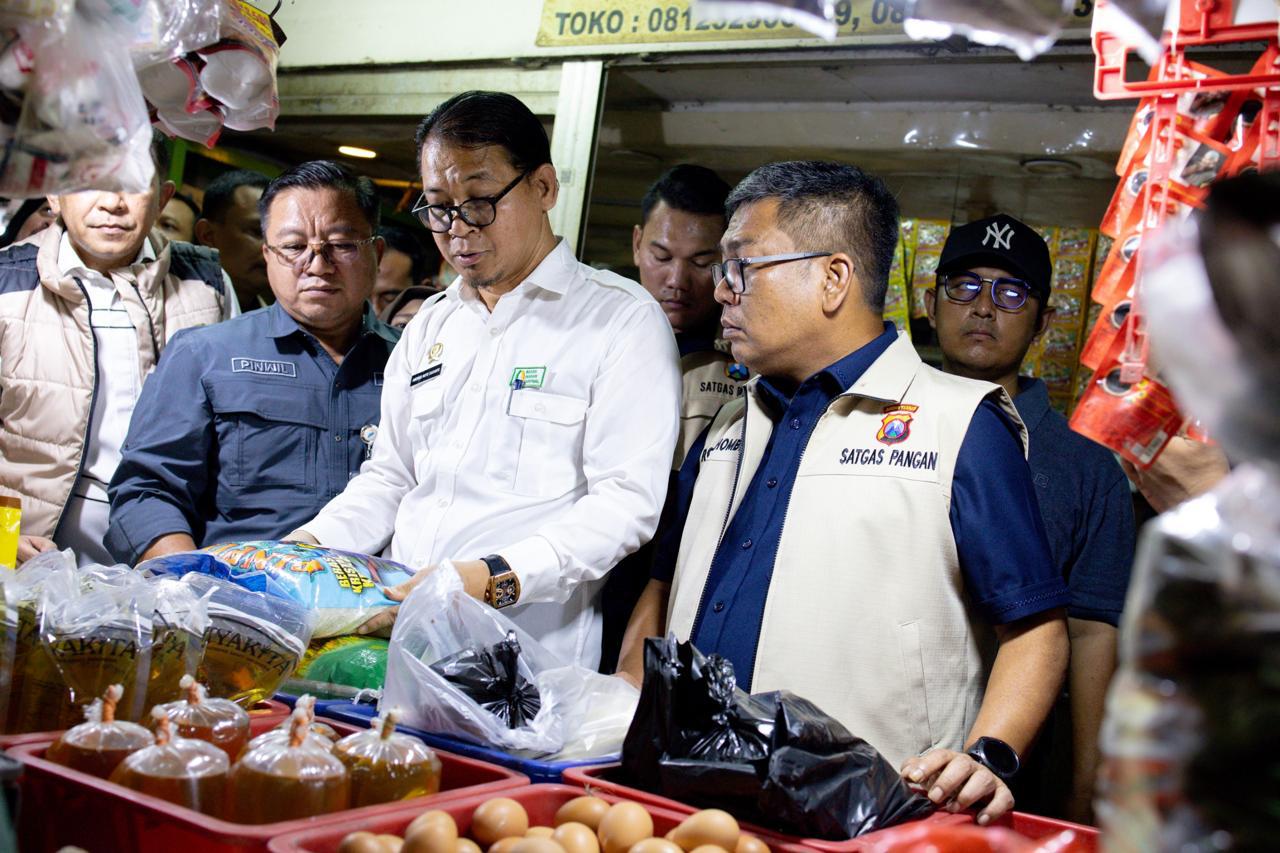 Satgas pangan sidak ke pasar Tradisional