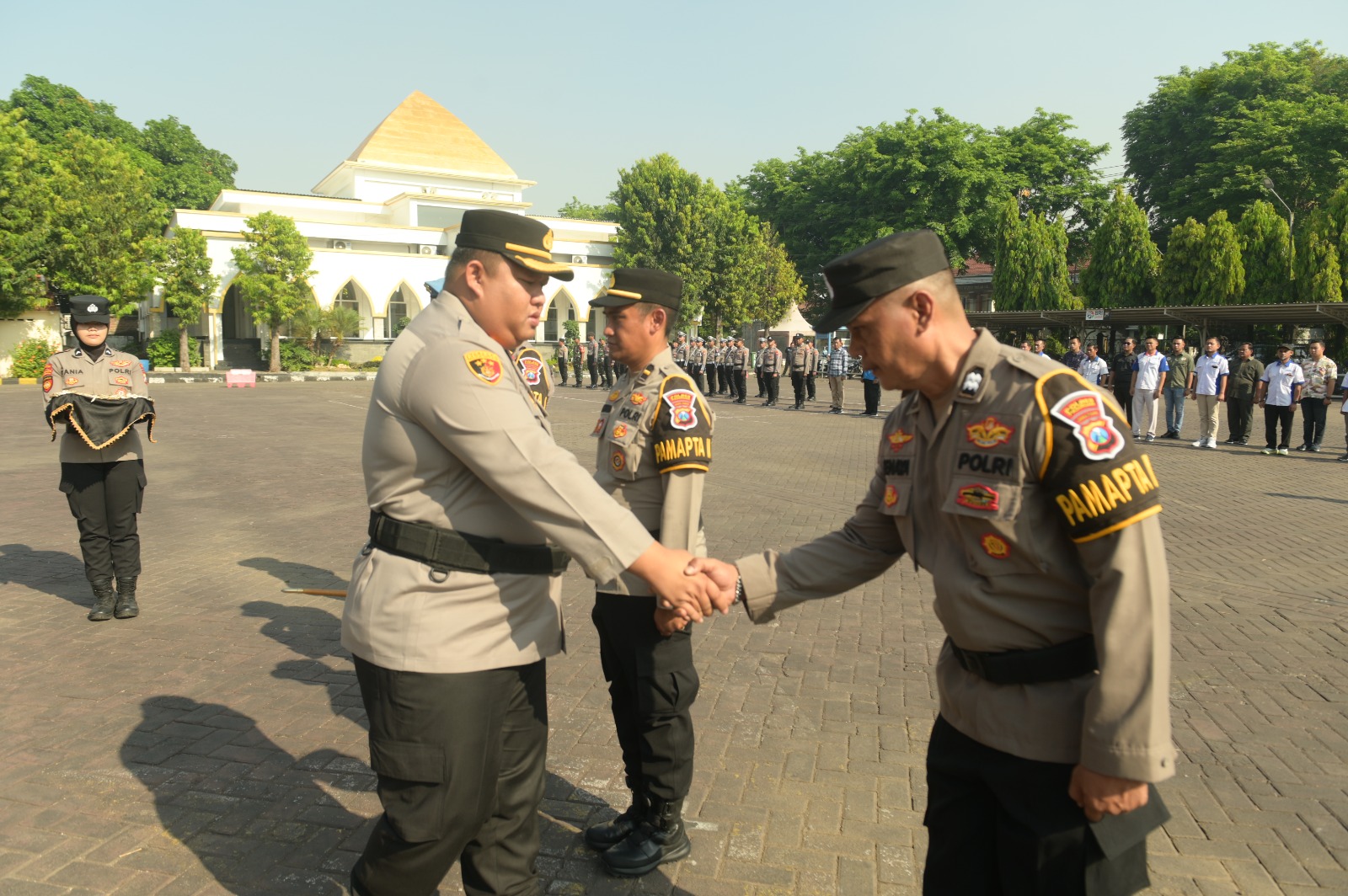 Kapolres Pasuruan AKBP Jazuli Dani Iriawan kukuhkan Pamapta