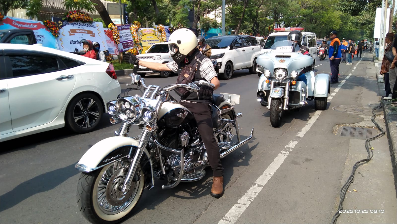 Peresmian Plaza Harley Davidson of Surabaya dihadiri para biker