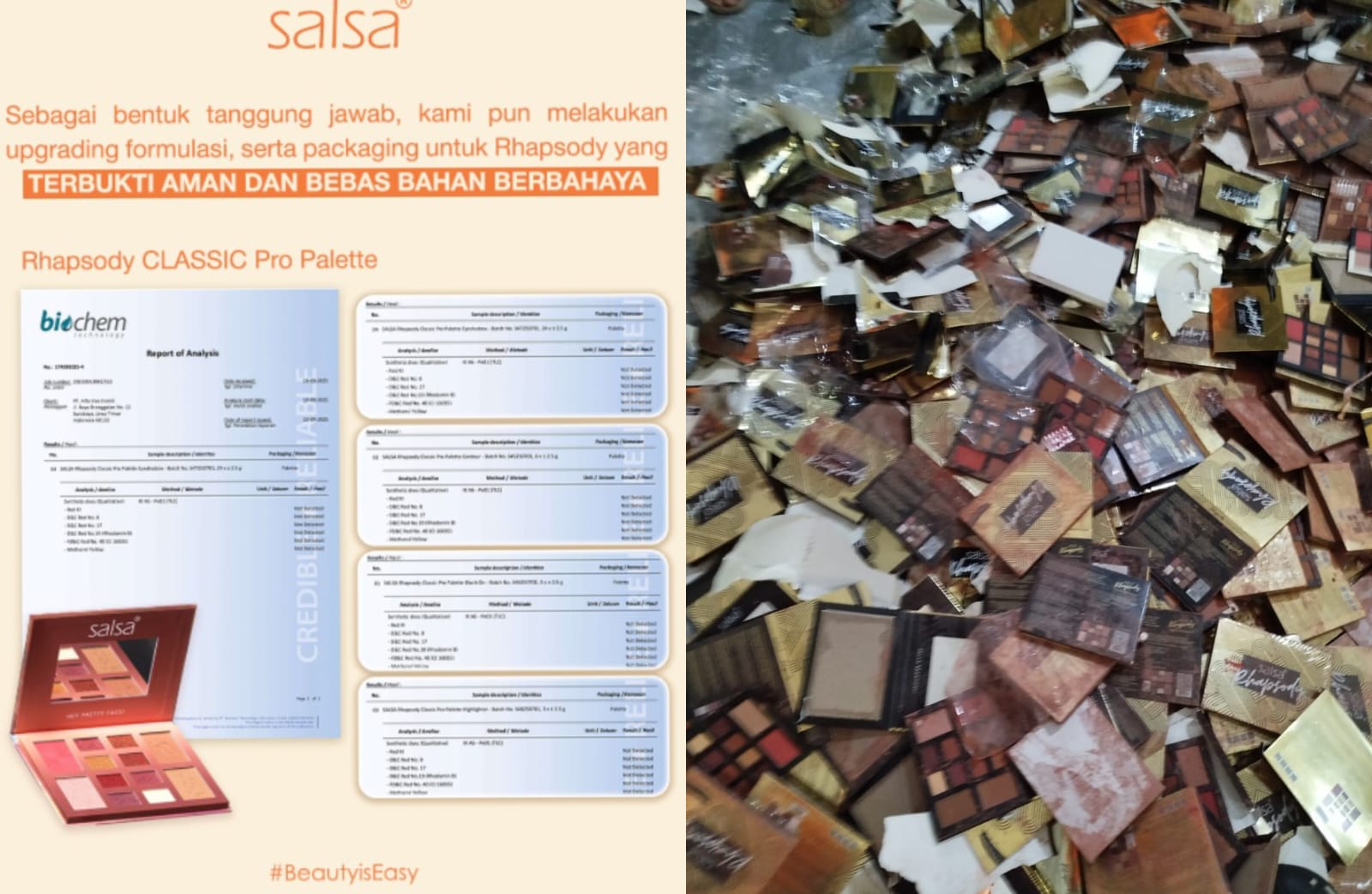 ⁠SALSA Cosmetic tarik produk terkait dugaan pelanggaran bahan oleh pihak pabrik di China