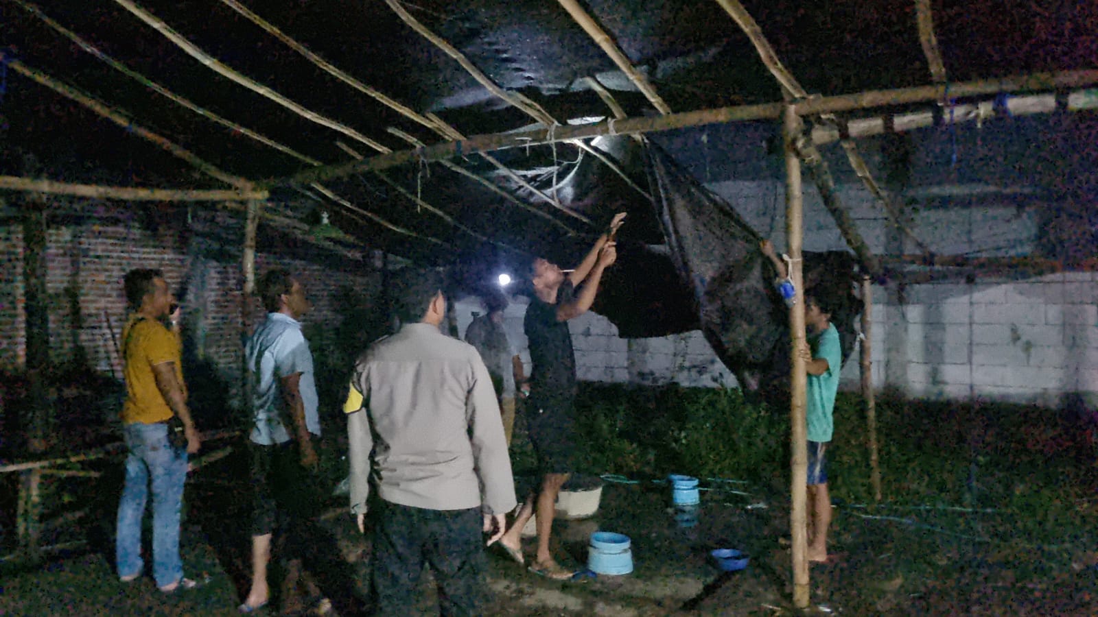 Polsek Bagor bongkar lokasi sabung ayam di Nganjuk