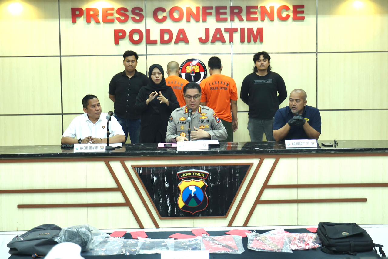 Ditreskrimum Polda Jatim tangkap tersangka pencuri bersenjata lintas provinsi