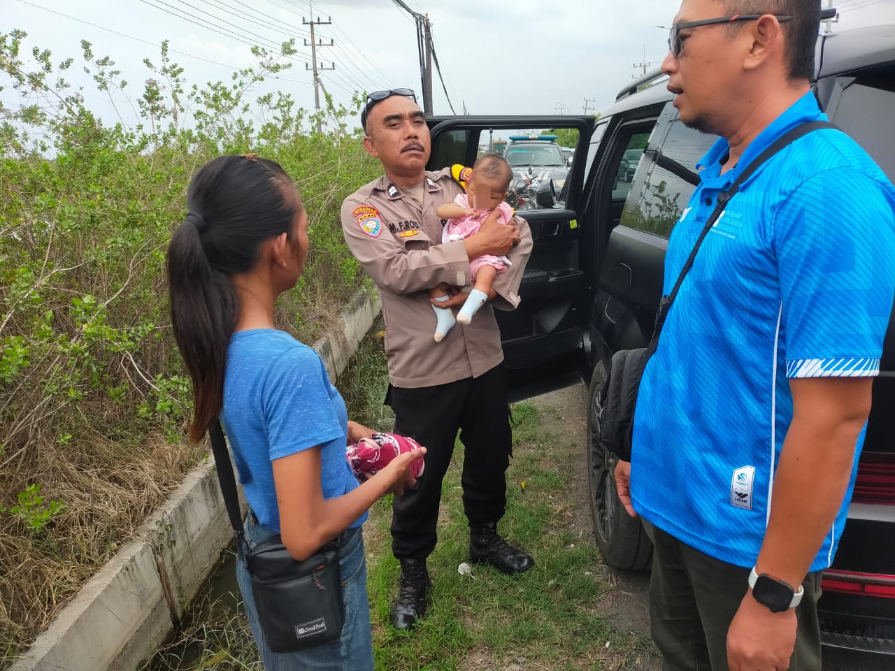 Polres Gresik tanggapi laporan bayi dibuang