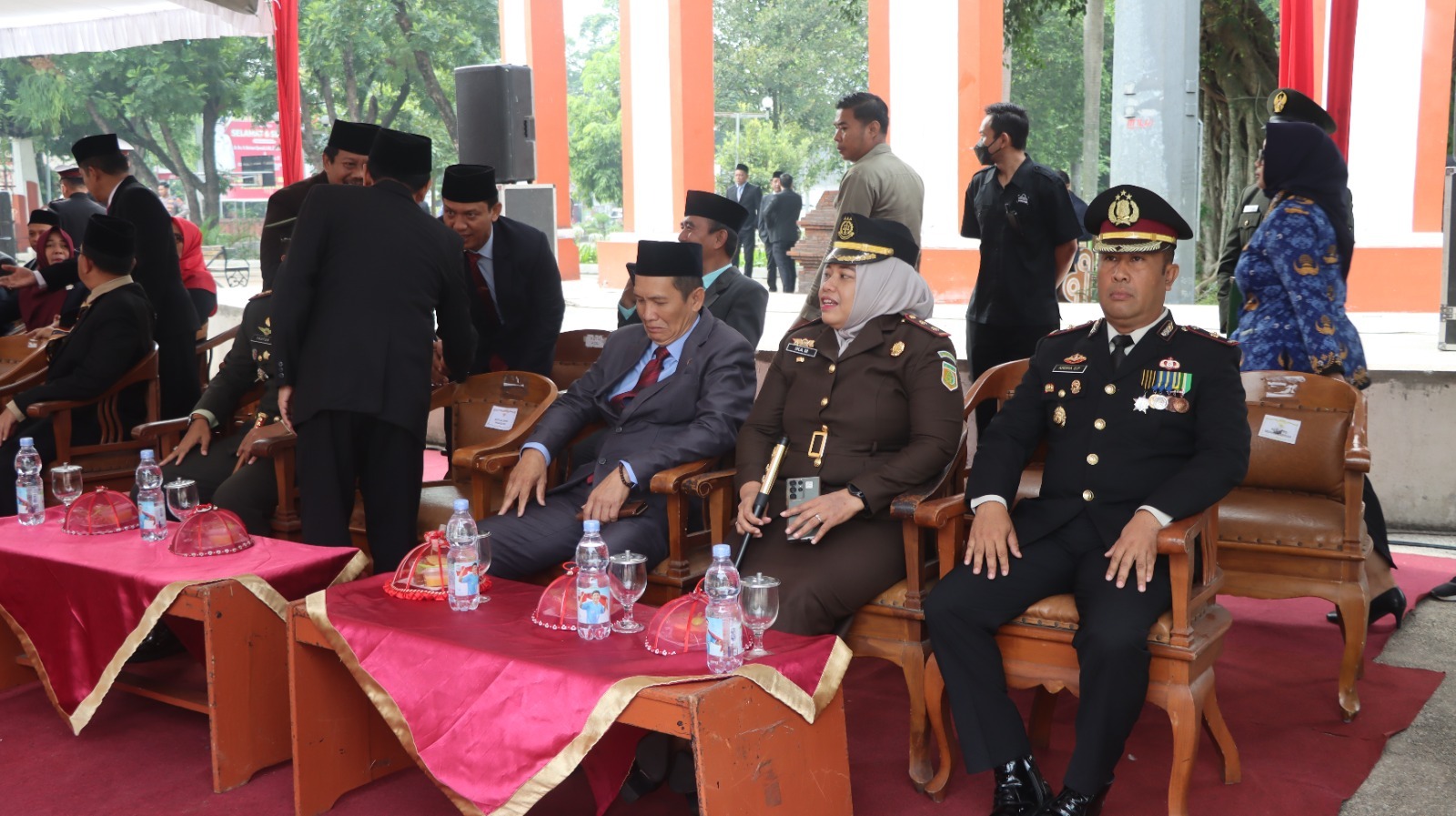 Wakapolres Nganjuk Kompol Andria Diana Putra hadiri Upacara Hari Pahlawan