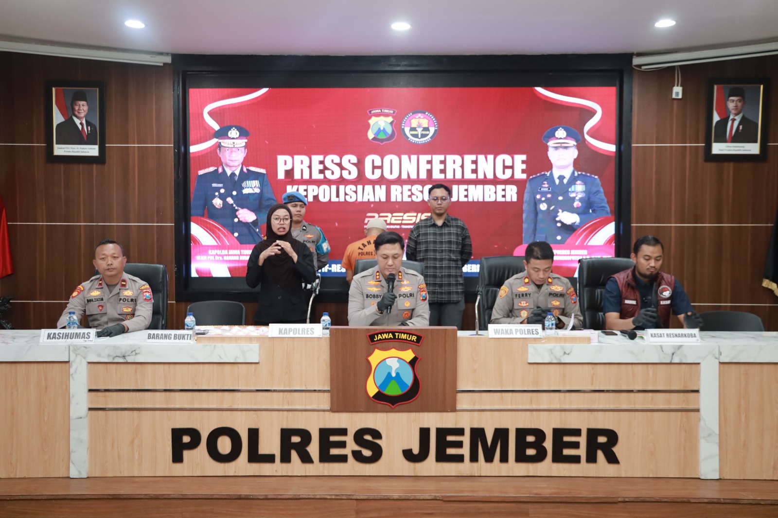 Satresnarkoba Polres Jember Ungkap Peredaran Narkotika