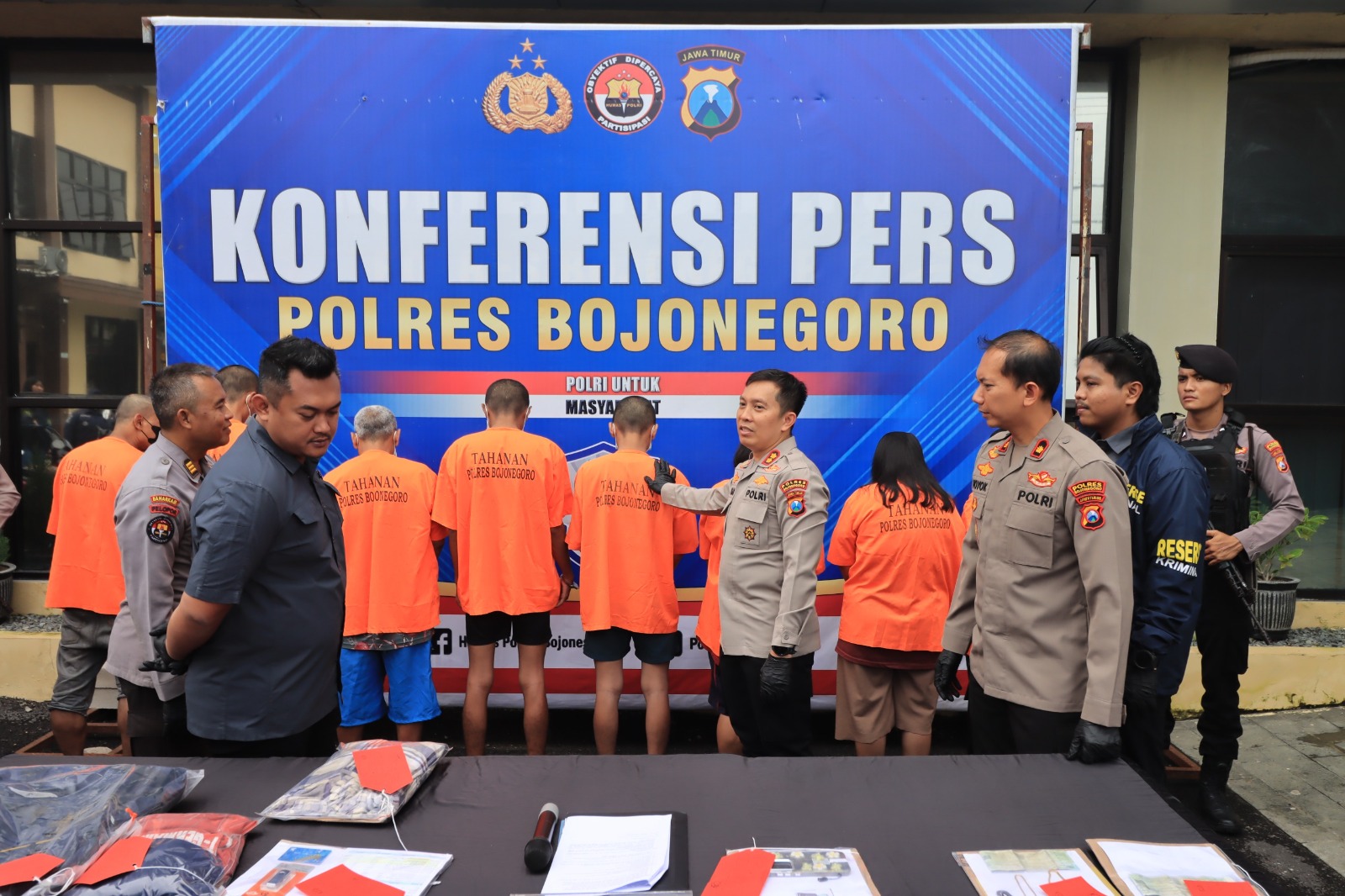 Polres Bojonegoro tangkap 8 pelaku kejahatan