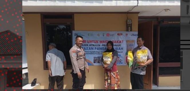 Polres Nganjuk salurkan 5 ton beras SPHP