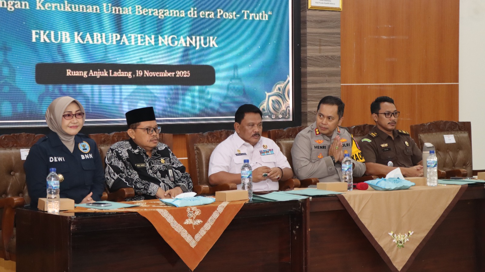 Kapolres Nganjuk AKBP Henri Noveri Santoso hadiri FGD FKUB Nganjuk