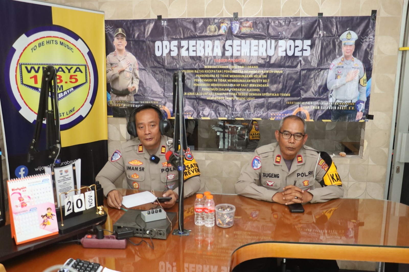 Satlantas Polres Pelabuhan Tanjung Perak sosialisasi operasi zebra Semeru