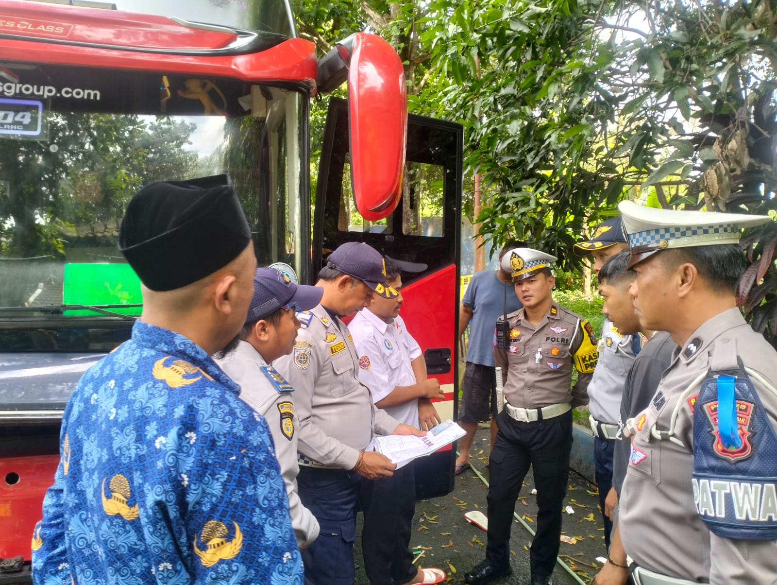 Satlantas Polres Malang Gelar Ramp Check 