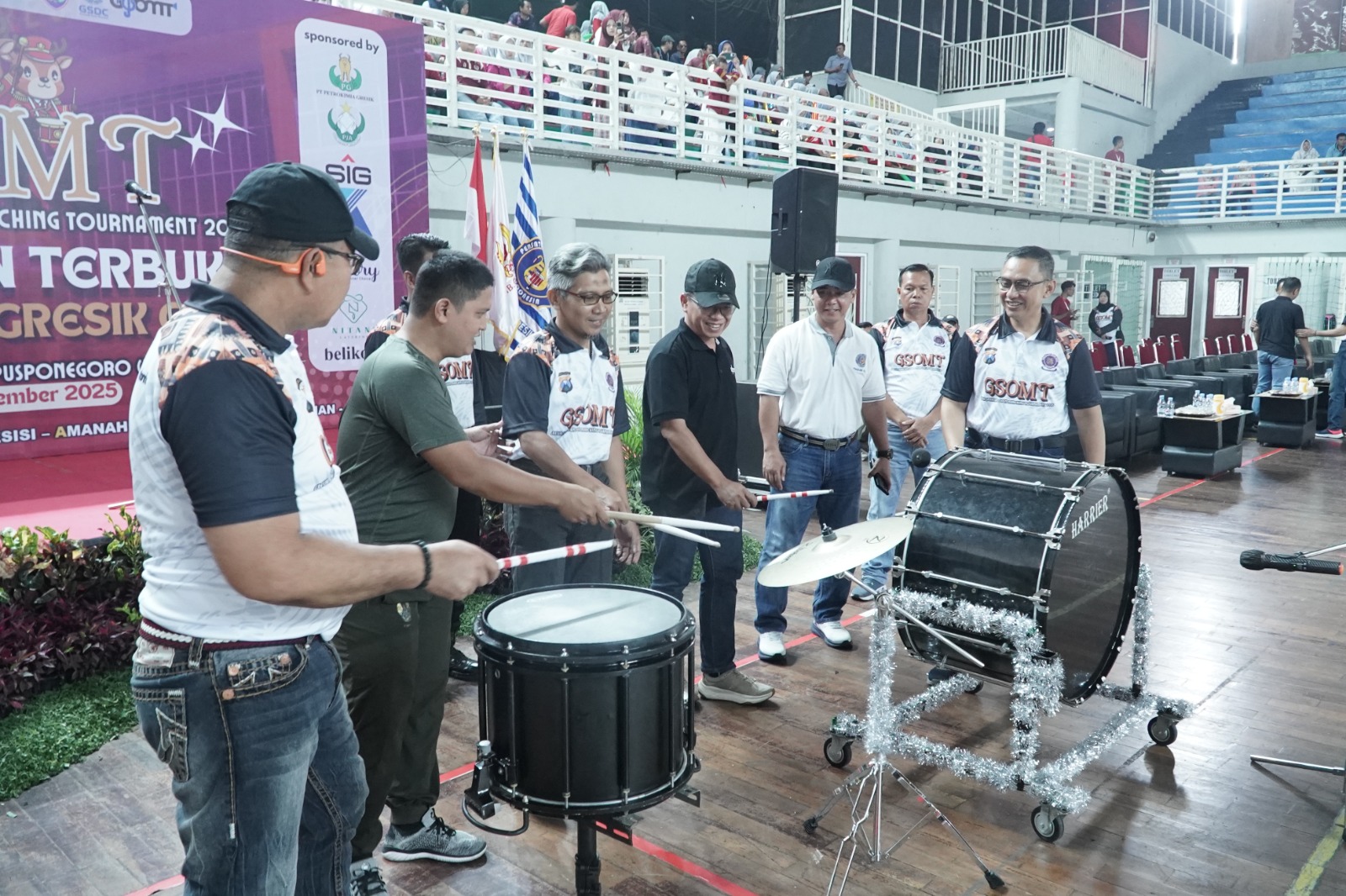 Pembukaan lomba Marching Band Kapolres Gresik Cup