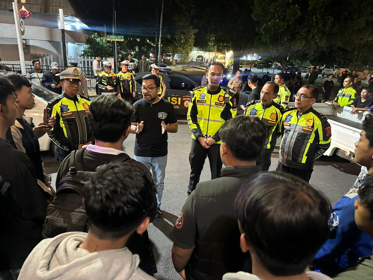 Satlantas Polres Nganjuk cegah aksi balap liar