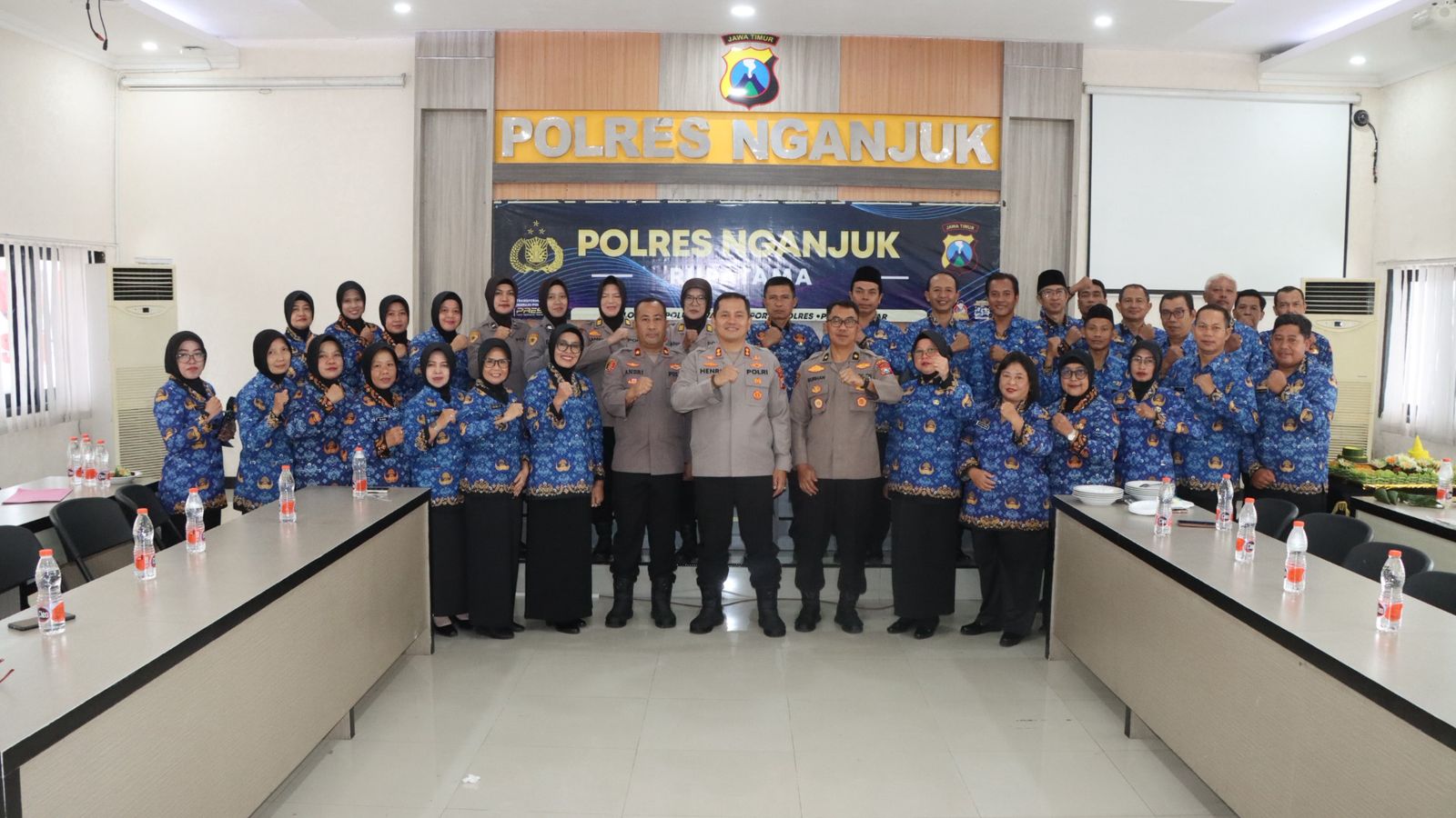 Polres Nganjuk peringati HUT Korpri