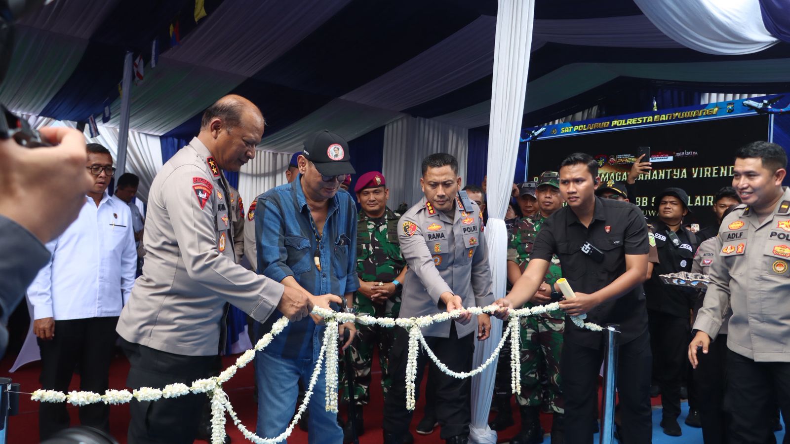 Kapolda Jatim Irjen Pol Drs. Nanang Avianto resmikan dermaga Danantya Virendra