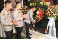 Kapolres Malang AKBP Danang Setiyo P.S. saat peresmian Satfung Reserse PPA dan PPO