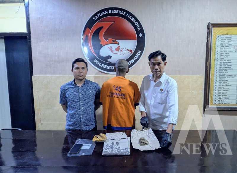 Polresta Banyuwangi tangkap pelaku beserta barang buktinya