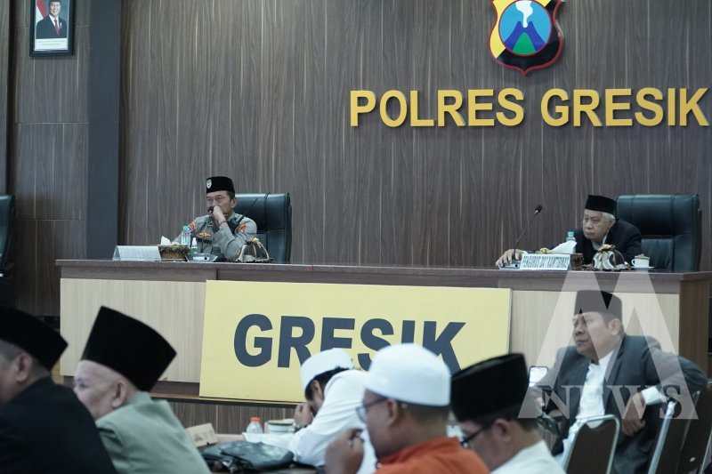 Polres Gresik gelar Anev dan Kamtibmas