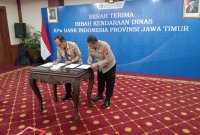 Polda Jatim terima hibah ranmor dari Bank Indonesia Jatim