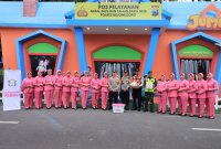 Kapolres Bojonegoro AKBP Afrian Satya Permadi cek Pospam dan Posyan