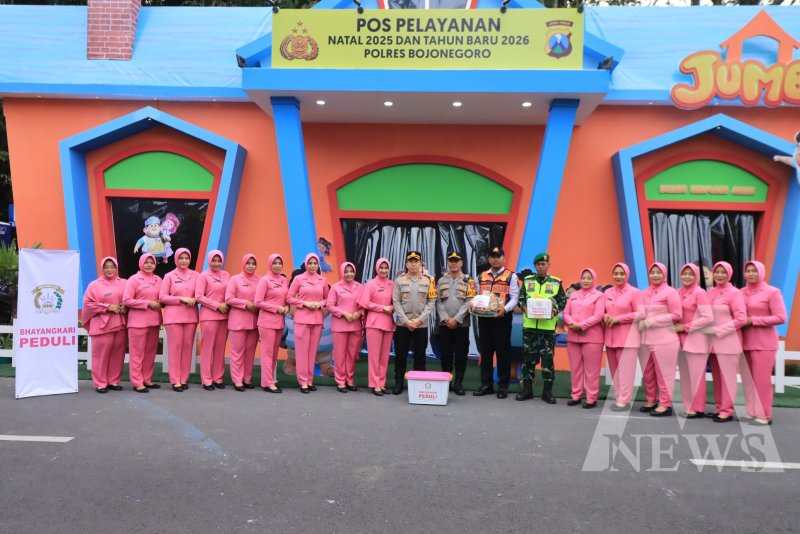 Kapolres Bojonegoro AKBP Afrian Satya Permadi cek Pospam dan Posyan