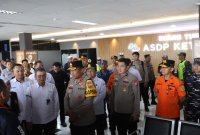 Kapolda Jatim Irjen Pol Drs. Nanang Avianto kunjungan ke Pelabuhan Ketapang Banyuwangi