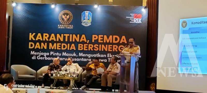 Balai Karantina Jatim bersama Media perkuat ekspor di gerbang baru nusantara