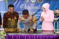 Kapolres Malang AKBP Danang Setiyo resmikan 3 SPPG 