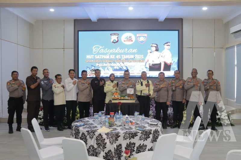 Polres Lamongan di HUT Satpam gelar tasyakuran