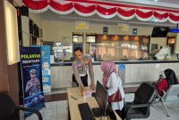 Satlantas Polres Bondowoso lakukan pelayanan publik