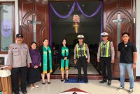 Polres Pelabuhan Tanjung Perak lakukan pengamanan Gereja