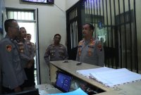 Kapolres Gresik AKBP Ramadhan Nasution cek mako dan rutan
