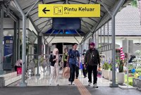 Pengguna KA saat libur panjang Isra' Mi'raj