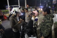 Satlantas Polres Pelabuhan Tanjung Perak Surabaya gelar razia di Pospol Suramadu