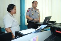 Kapolres Gresik AKBP Ramadhan Nasution tinjau pelayanan Publik