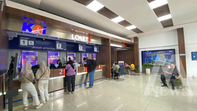KAI Daop 8 Surabaya Buka Penjualan Tiket Lebaran 2026