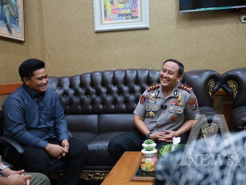 Kapolres Gresik AKBP Ramadhan Nasution kunjungan ke kantor DPRD