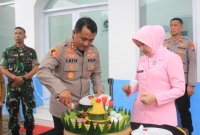 Kapolres Probolinggo AKBP M. Wahyudin Latif resmikan dapur SPPG
