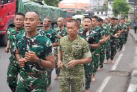 Kasiops Korem 084/Bhaskara Jaya Kolonel Inf Agus Al Fauzi kunjungi Kodim 0830/Surabaya