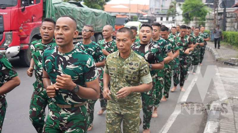 Kasiops Korem 084/Bhaskara Jaya Kolonel Inf Agus Al Fauzi kunjungi Kodim 0830/Surabaya