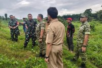 Kasrem 084/Bhaskara Jaya Kolonel Inf Nico Reza H. Dipura survey lahan KDKMP