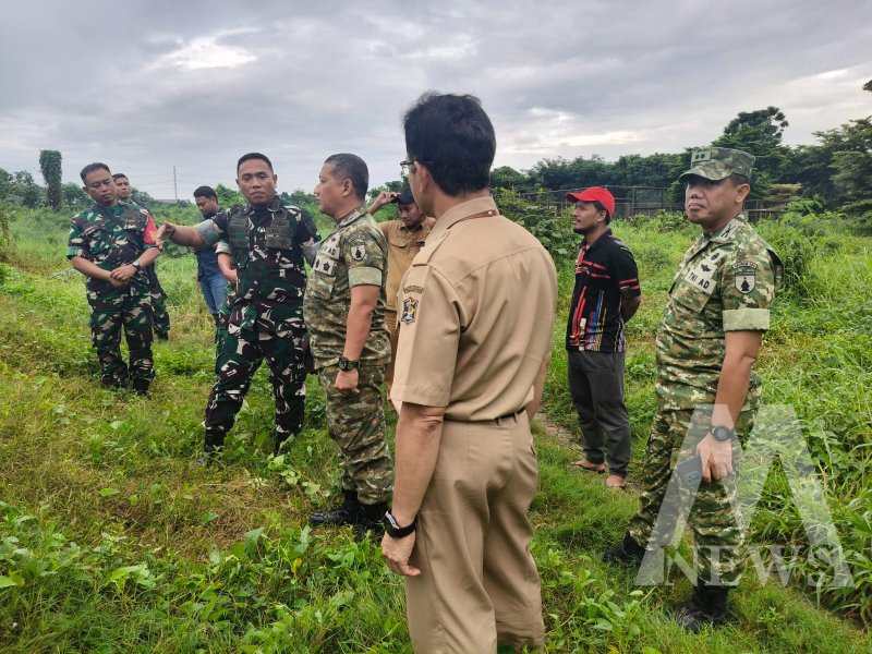 Kasrem 084/Bhaskara Jaya Kolonel Inf Nico Reza H. Dipura survey lahan KDKMP