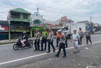 Ditlantas Polda Jatim bersama Satlantas Polres Malang antisipasi kelancaran arus lalulintas 