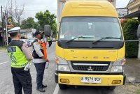 Polres Nganjuk dan Dishub gelar operasi gabungan