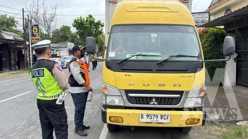 Polres Nganjuk dan Dishub gelar operasi gabungan